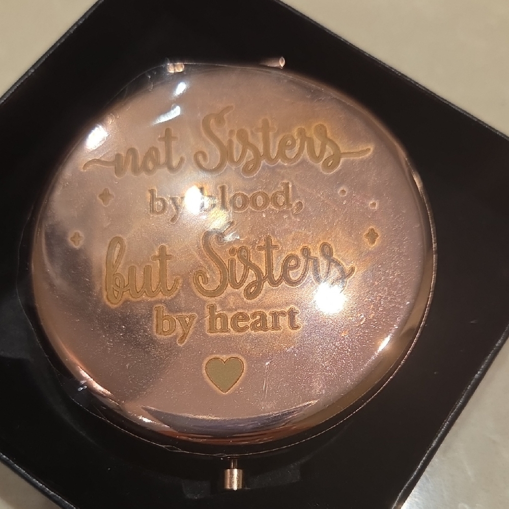 Rose Gold NIB Compact Mirror